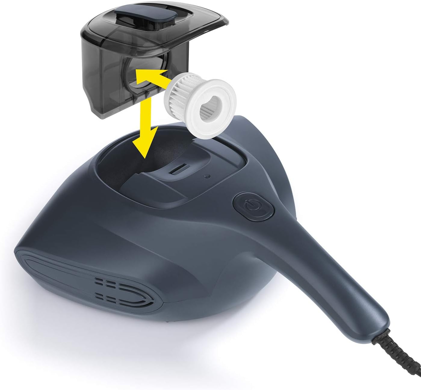 N8WERK Milbensauger in der Nordic Night Edition | Matratzenreiniger mit starker Saugkraft | Sterilisiert Oberflächen mit UV-C Licht | Vernichtet bis zu 99,9% Aller Milben