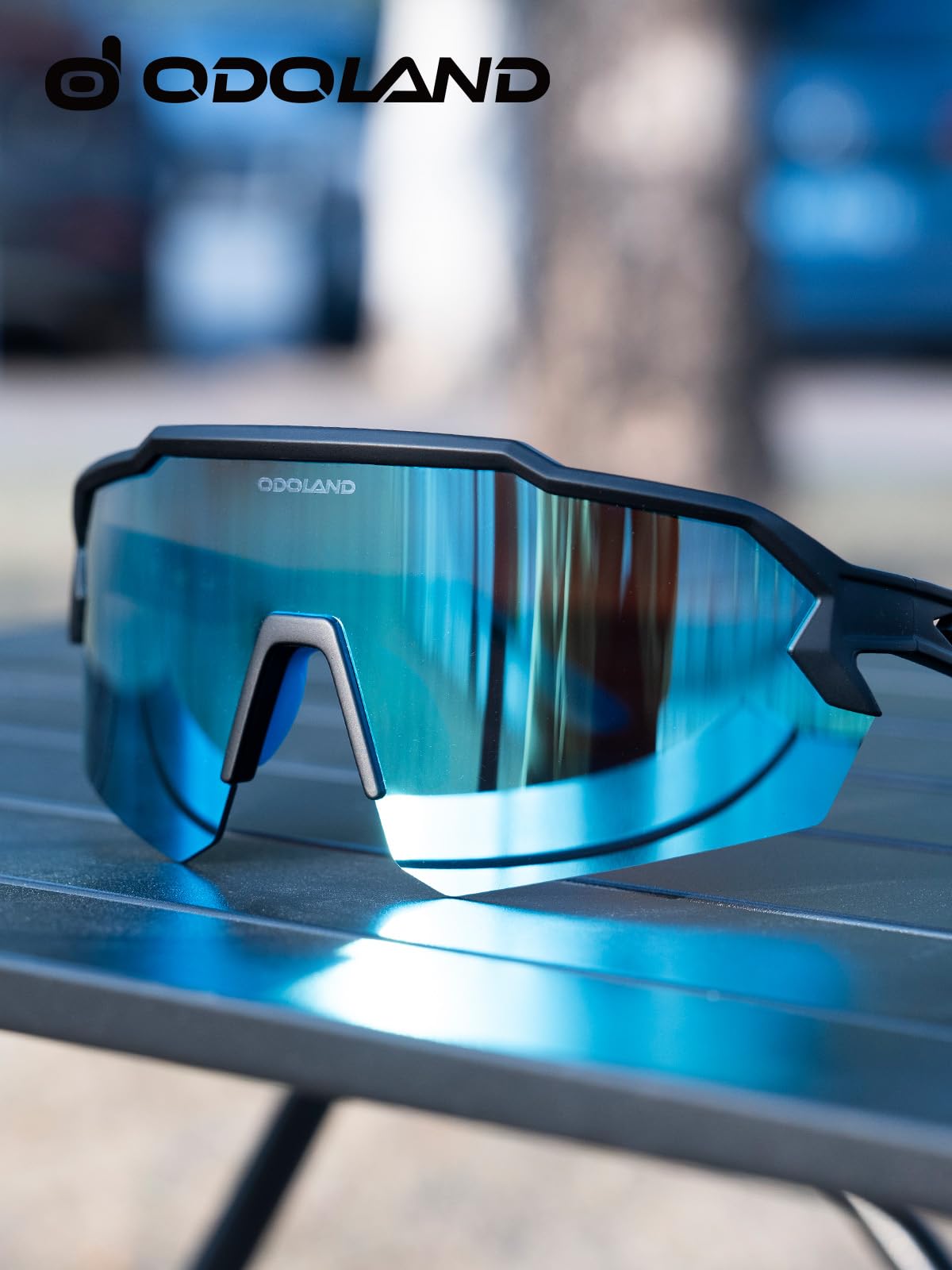 Odoland Fahrradhelm mit Magnetische Visier und Sportbrille, Abnehmbarer Schutzbrille Fahrradhelm, Cityhelm Urban Rennradhelm für Erwachsenen Herren Damen