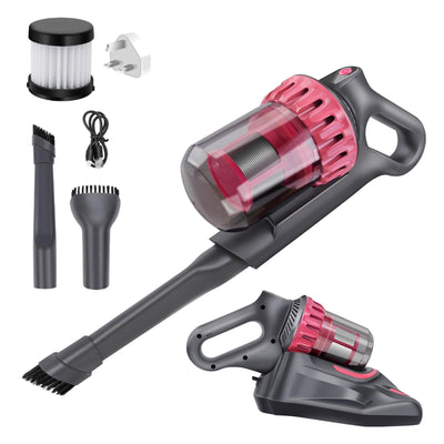 Milbensauger 10KPA Matratzen Reiniger Mit UV-Licht, 2 In 1 Hausstaubmilben Bekämpfen Ultraschalltechnologie Mit UV-Licht, Hepa Filter, 8000 Vibrationen/Min, Für Matratzen, Sofa