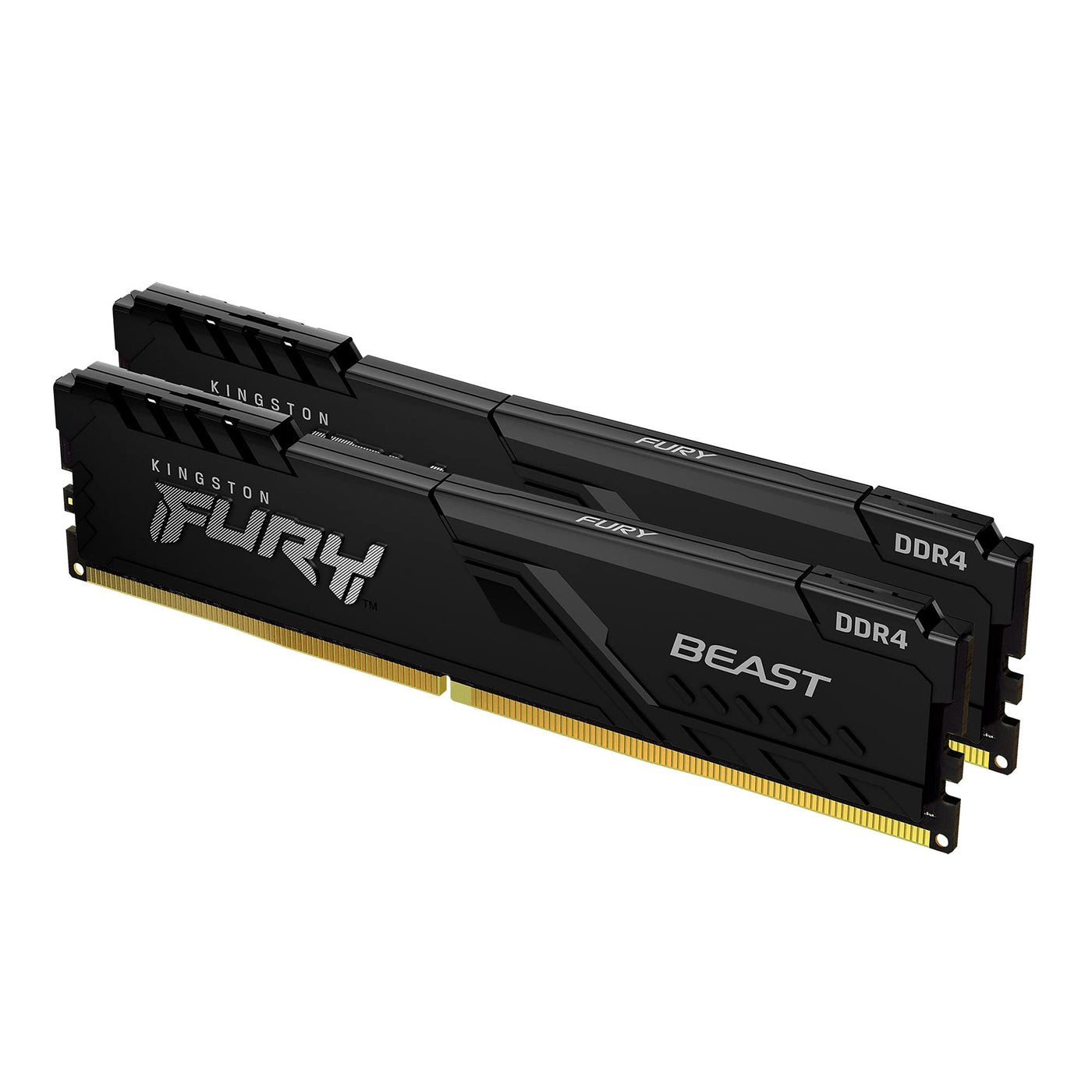 Kingston FURY Beast 32GB (2x16GB) 3200MHz DDR4 CL16 Desktop Speicher Kit mit 2 KF432C16BB1K2/32