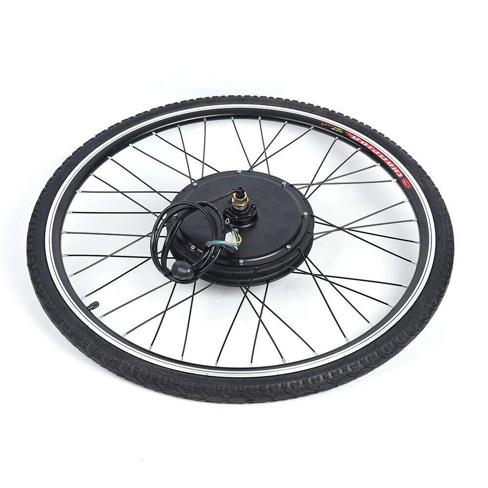 FortyFor 28 Zoll E-Bike Umbausatz mit LCD Display, 48V Elektrofahrrad Umbausatz mit Fünf-Gang-Schaltung und eine Cruise-Funktion E-Bike Conversion Kit für 28" Hinterrad und Vorderrad