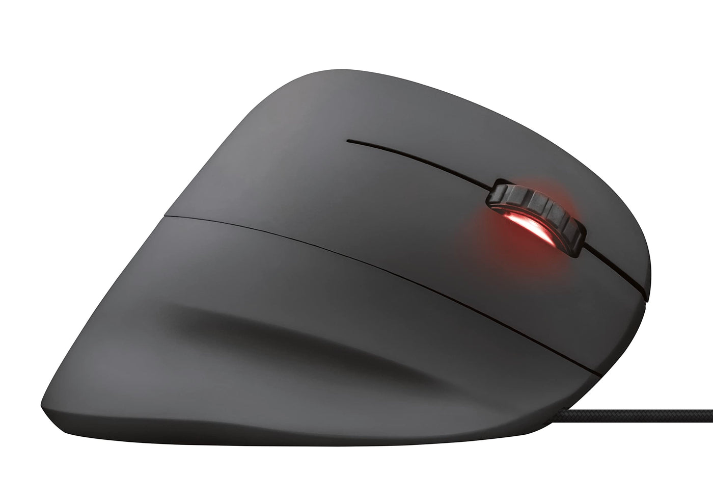 Trust Gaming GXT 144 Rexx Vertikale Gaming Maus, 10.000 DPI, 6-programmierbare Tasten, RGB LED-Beleuchtung, Ergonomisches Design Vorbeugung Gegen Mausarm/Tennisarm (RSI Syndrom) - Schwarz