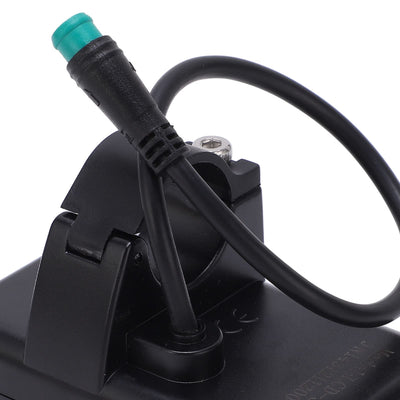 BOROCO Elektrofahrräder LCD Display,S866 24V 36V 48V Elektrisches E Bike Display,Fahrradzubehör Meter Bedienfeld mit Wasserdichtem Stecker (22.2 mm)