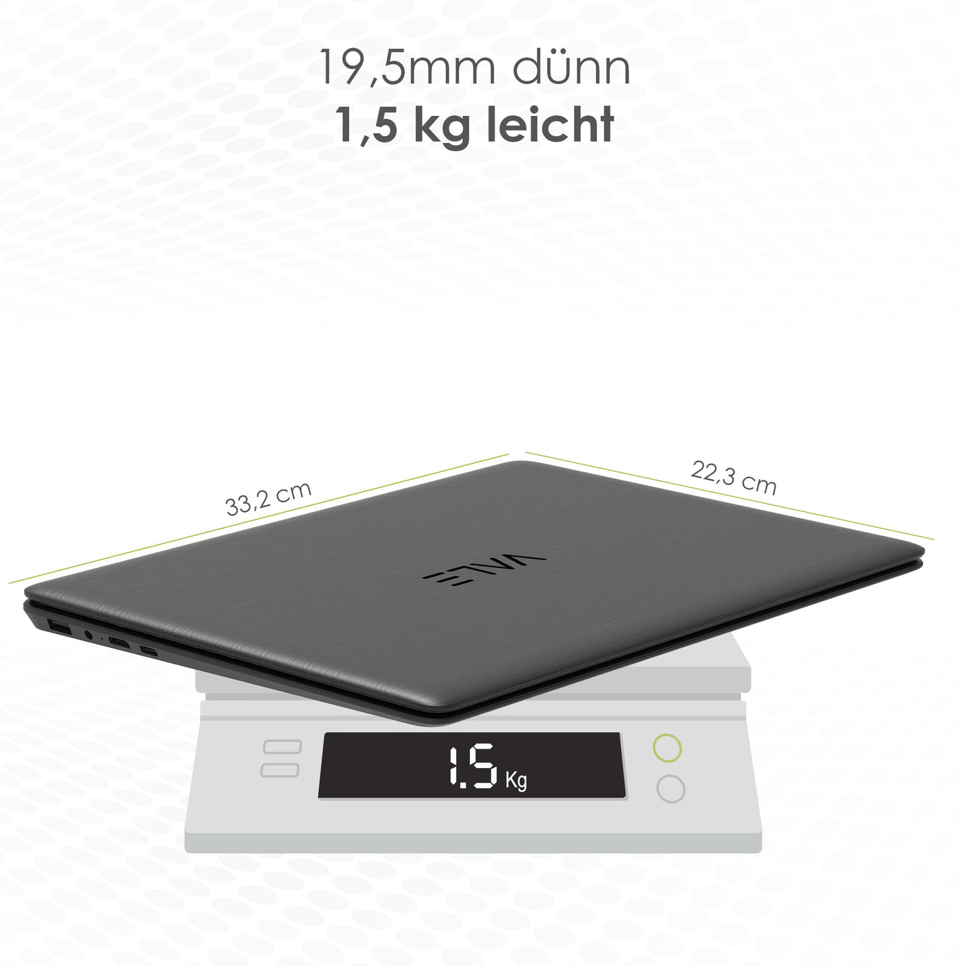 VALE V14E-4128D Notebook | 14" Full-HD IPS | Intel® Celeron® N4020 Prozessor | 4 GB RAM | 128 GB eMMC + M.2 SSD Slot | Windows 11 Home (V14E-4128D)