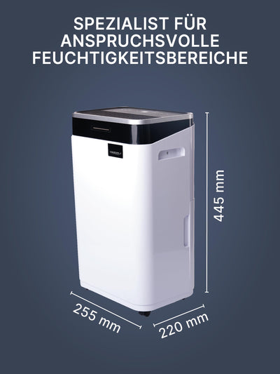 Comedes Demecto 30 eco WiFi – Luftentfeuchter Bautrockner (max. 25 Liter / 24h) Geeignet für alle Räume und Keller bis zu 100m² / 230m³, App-fähig