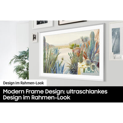 Samsung QLED 4K The Frame 65 Zoll Fernseher (GQ65LS03BGUXZG, Deutsches Modell), mattes Display, austauschbare Rahmen, Art Mode, Smart TV [2023]