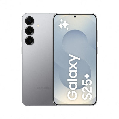 Samsung Galaxy S25+ AI Smartphone mit Galaxy AI, Ohne Vertrag, AI Handy mit Android, 12 GB RAM, 256 GB Speicher, 50-MP-Kamera, Silver Shadow, 3 Jahre Herstellergarantie [Exklusiv auf Amazon]