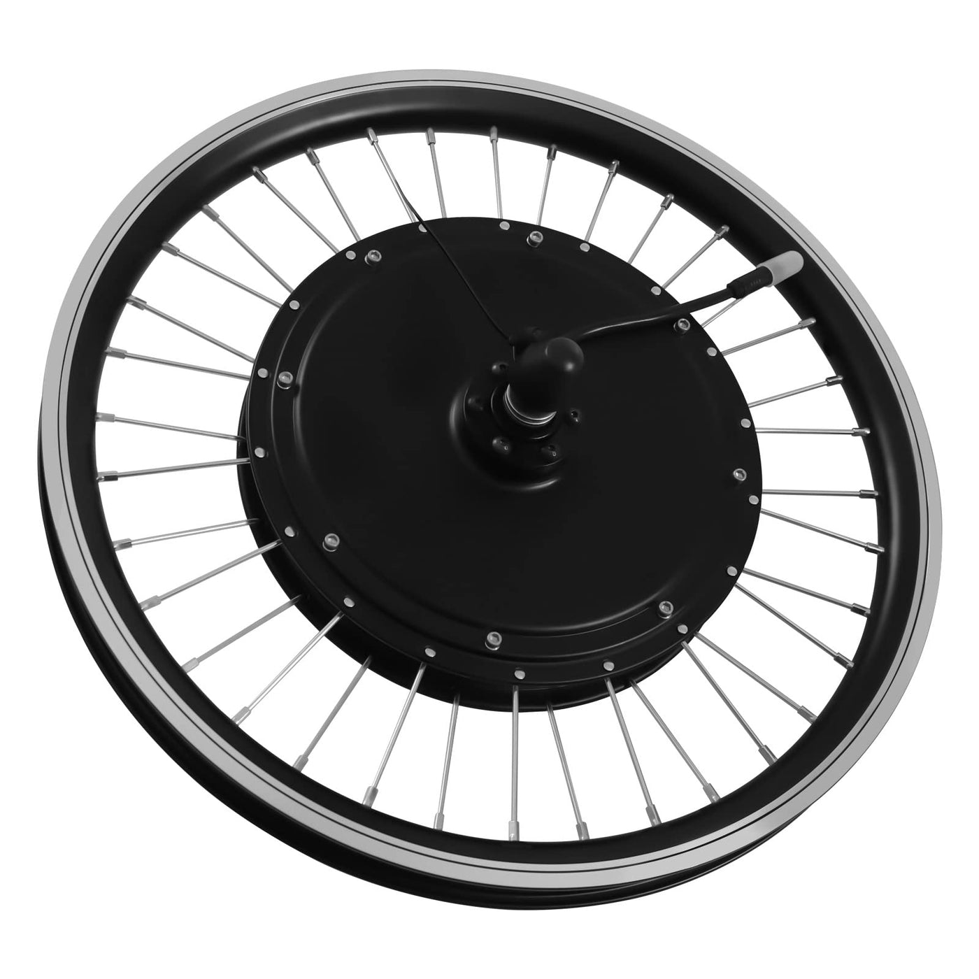 Taozhiyy Elektrofahrrad Umbausatz 20 Zoll, E-Bike Conversion Kit Vorderrad, 36V 500W Brushless Vorderradnaben Motor mit LCD-Display für V-Bremse, Scheibenbremse