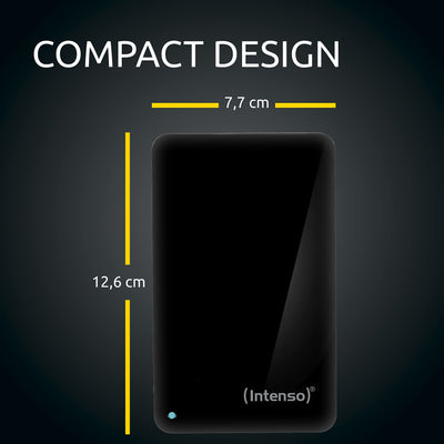 Intenso 6023560 1TB Memory Drive USB 3.0 2.5' External Hard Drive, Mechanische Festplatte