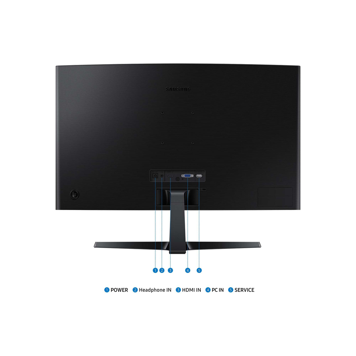 Samsung S36GD Essential Curved Monitor 27 Zoll, PC-Bildschirm mit VA-Panel, Full HD-Auflösung, 4 ms Reaktionszeit, Bildwiederholrate 100 Hz, Eco Saving Plus, Flicker Free, Schwarz, S27D366GAU