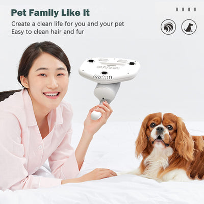 SHUAIGUO 350W Matratzen-Staubsauger Milbenentfernungsinstrument Kabelloser Haushaltsbettstaubsauger UV-Lampe Bett effektiv reinigen