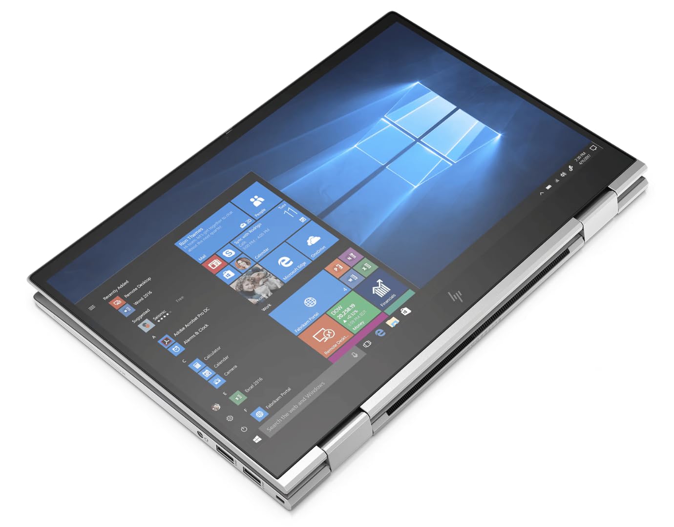 HP EliteBook x360 830 G7 13,3 Zoll Touch Display Intel Core i5 10310U 512GB SSD Festplatte 16GB Speicher Windows 11 Pro Webcam Notebook Laptop (Generalüberholt)