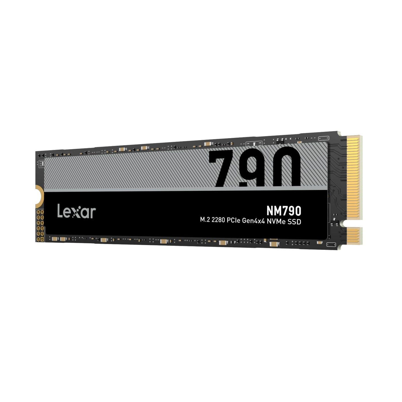 Lexar NM790 2TB Interne SSD, PCIe Gen4x4 NVMe 1.4 M.2 2280 SSD, Bis zu 7400MB/s Lesen, 6500MB/s Schreiben, Solid-State-Laufwerk für PS5, PC, Laptop und Gamer