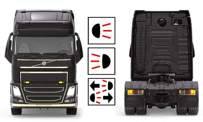 siku 6731, Volvo FH16 LKW, 1:32, Metall/Kunststoff, Schwarz, Ferngesteuert, Ohne Fernsteuermodul, Steuerung via App oder Gaming Controller möglich