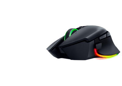 Razer Basilisk V3 Pro - Anpassbare kabellose Gaming-Maus HyperScroll Tilt Wheel (Focus Pro 30K Optischer Sensor, 13-Zonen Chroma-Beleuchtung, 10+1 Programmierbare Tasten) Schwarz