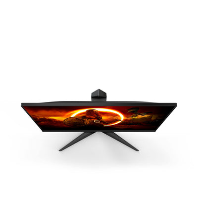AOC Gaming Q24G2A - 24 Zoll QHD Monitor, 165 Hz, 1 ms MPRT, FreeSync Premium, G-Sync comp, (2560x1440, HDMI, DisplayPort) schwarz/rot