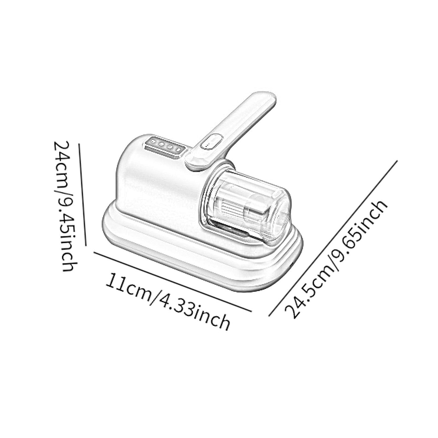LOVIVER Matratzenreiniger, Staubentfernung, Sofa-Reinigungsmaschine, kabelloser Staubsauger, Staubentferner, Handstaubsauger für Kissen, Blau Und Violett