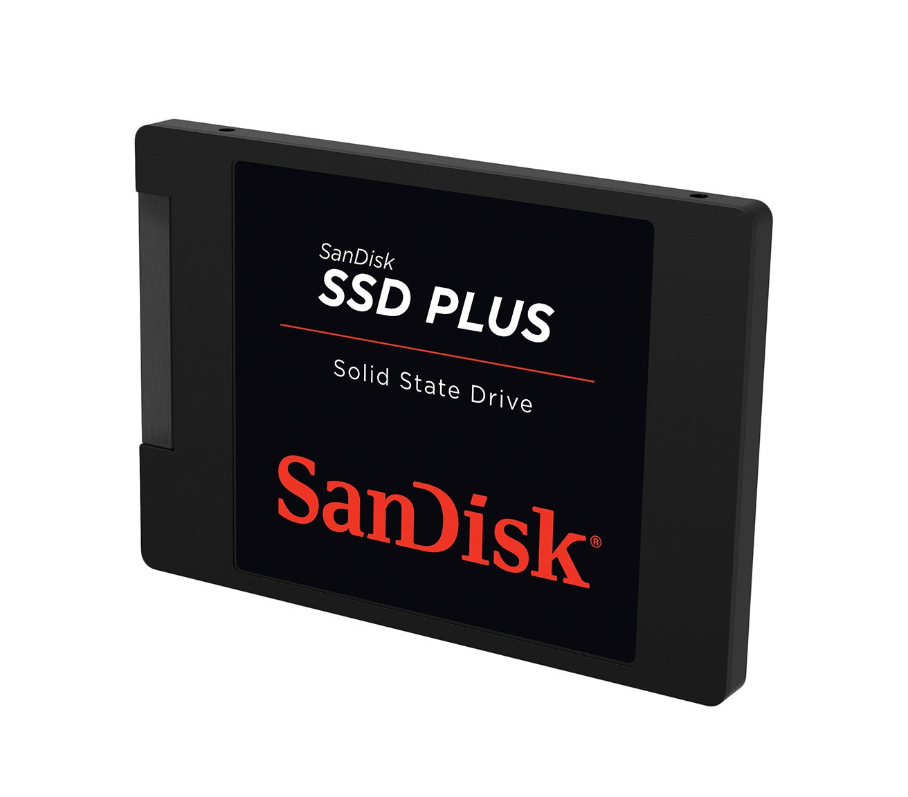 SanDisk SSD Plus interne SSD Festplatte 1 TB (schnelleres Hoch-, Herunterfahren und Laden, Lesegeschwindigkeit 535 MB/s, Schreibgeschwindigkeit 350 MB/s, stoßfest)