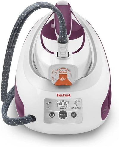 Tefal SV8054 Express Anti-Kalk Dampfbügelstation | 2800W | 6,5-Bar | Anti-Kalk-Kollektor | Optimale Dampf-/Temperaturkombination für alle Stoffarten | Automatische Abschaltung | 1.8 L | 35x21x24cm