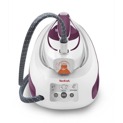 Tefal SV8054 Express Anti-Kalk Dampfbügelstation | 2800W | 6,5-Bar | Anti-Kalk-Kollektor | Optimale Dampf-/Temperaturkombination für alle Stoffarten | Automatische Abschaltung | 1.8 L | 35x21x24cm