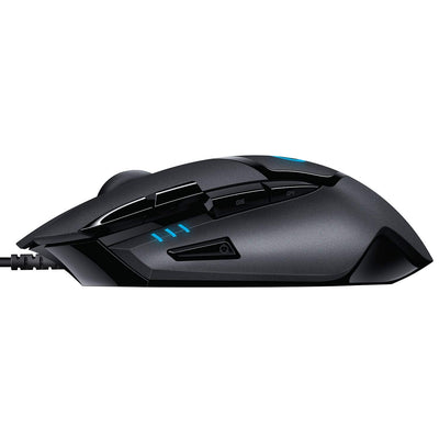 Logitech G402 Hyperion Fury Gaming-Maus mit 4K DPI optischem Sensor, 8 programmierbare Tasten, Taste zur DPI-Umschaltung, 32-Bit-ARM-Prozessor, Leichtgewicht, PC/Mac - Schwarz
