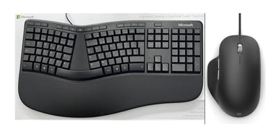 Microsoft Ergonomic Desktop -Ergonomisches Tastatur-/Maus-Set mit USB-Anschluss (Schweizerdeutsch -QWERTZ