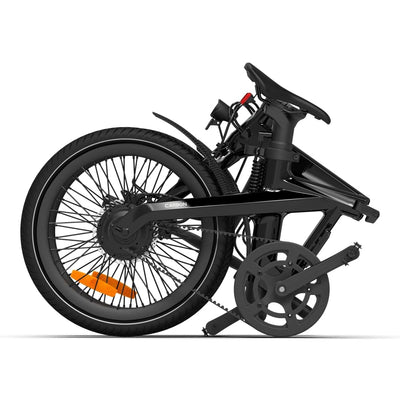ADO E-Bike Air Carbon Elektrofahrrad, 2*Elektrofahrrad,ebike Damen/ebike Herren,Bike,klapprad Riemenantrieb 14,5Kg IPS LCD Display, GPS,ADO APP,250W (Schwarz+Schwarz)