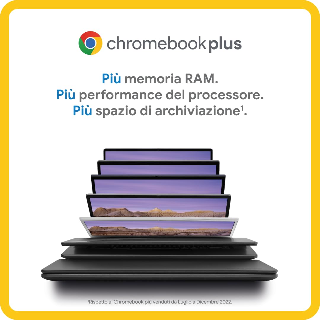 Lenovo IdeaPad Slim 3 Notebook Chromebook Plus 14 Zoll FHD (1920x1080), Intel Core i3-N305, 8GB RAM, 256GB SSD, WiFi 6, ChromeOS (kompatibel mit Google App, Microsoft 365, Adobe)