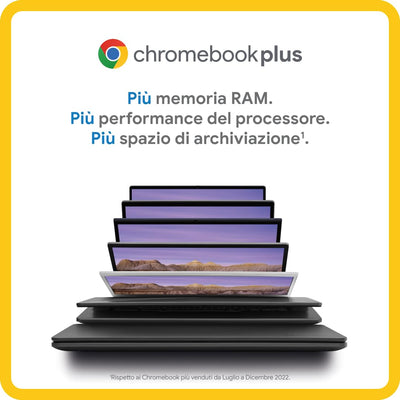 Lenovo IdeaPad Slim 3 Notebook Chromebook Plus 14 Zoll FHD (1920x1080), Intel Core i3-N305, 8GB RAM, 256GB SSD, WiFi 6, ChromeOS (kompatibel mit Google App, Microsoft 365, Adobe)