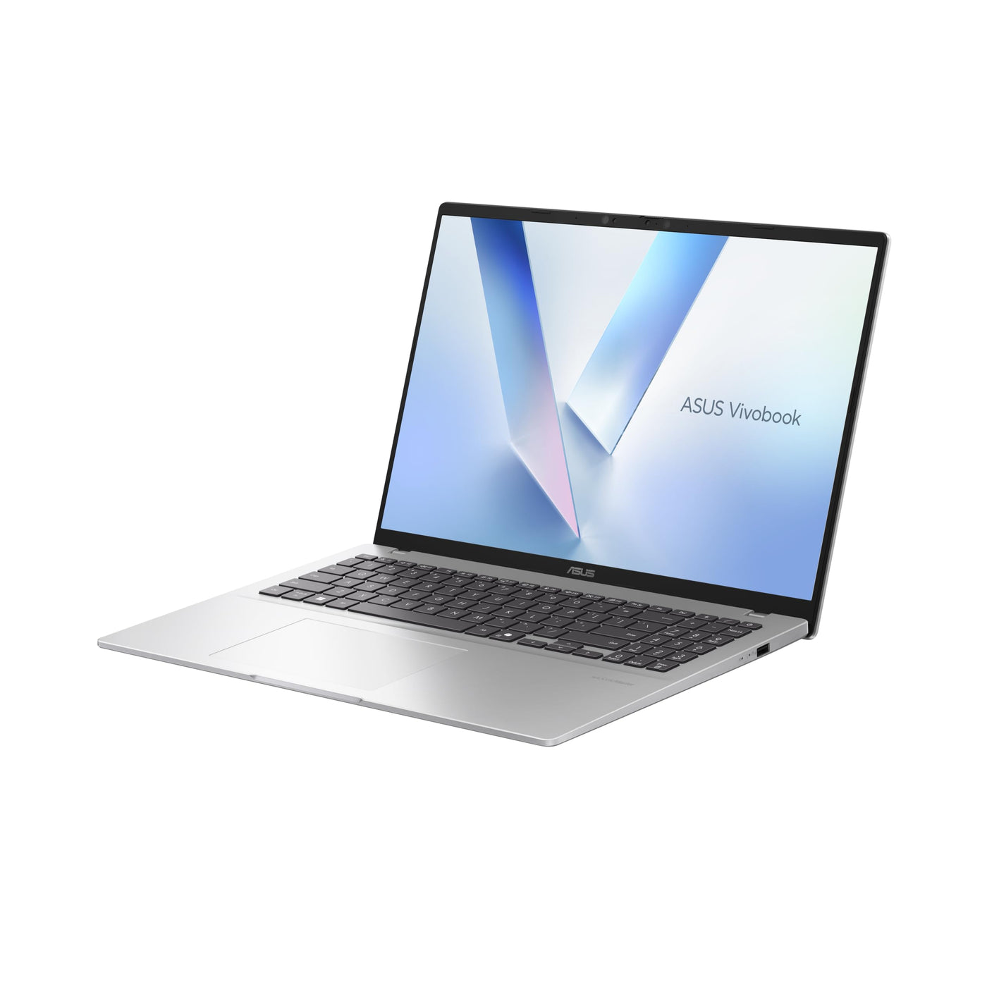 ASUS Vivobook 16 X1607QA Laptop | Copilot+ PC | 16" WUXGA IPS Display | Snapdragon X X1-26-100 | 16GB RAM | 512GB SSD | QC Adreno GPU | Win11 Home | QWERTZ | Cool Silver