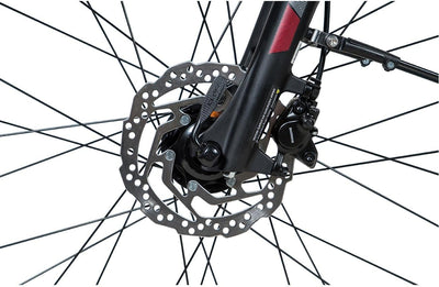 Airtracks Herren Trekking Fahrrad 28 Zoll Trekkingbike TR.2830 Trekkingrad Bike City 24 Gang Shimano ALIVIO RD-M3100 SGS Kettenschaltung Nabendynamo Schwarz Matt - Herren 56cm Körpergröße 175-185cm