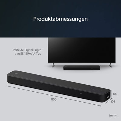 Sony HT-S2000 klein Und kompakt 3.1ch Dolby Atmos Soundbar für TV mit Bluetooth