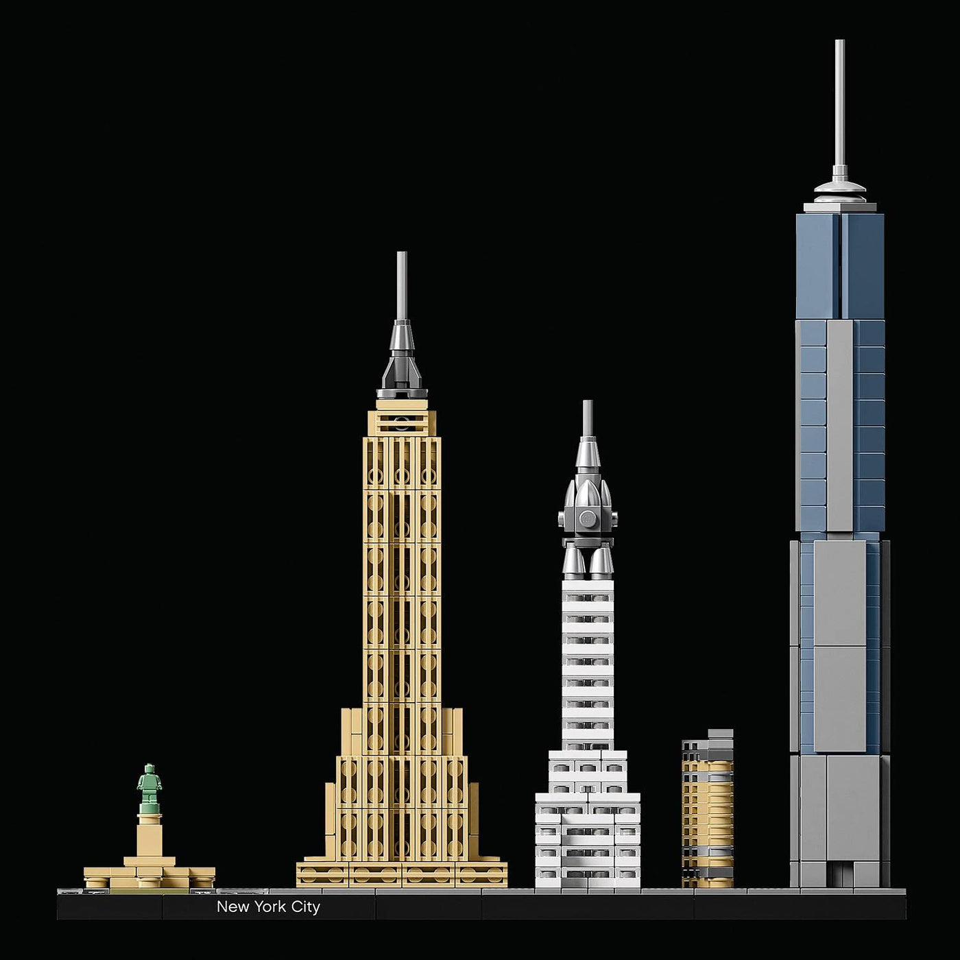 LEGO Architecture New York City Set, Skyline-Modellbausatz mit World Trade Center und Freiheitsstatue, Basteln für Erwachsene, Home und Büro-Deko, Geschenke für Frauen und Männer 21028