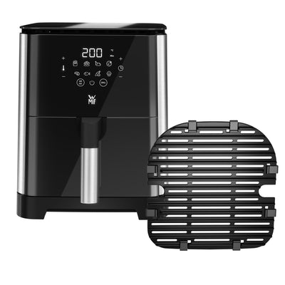 WMF Multi Taste Heißluftfritteuse, Airfryer, 1550 W, 4,6l für 2-4 Personen, gesundes Frittieren, Dörren, Grillen, Heissluftfriteuse mit 8 Programmen, 4,6 LIter Air Fryer, schwarz