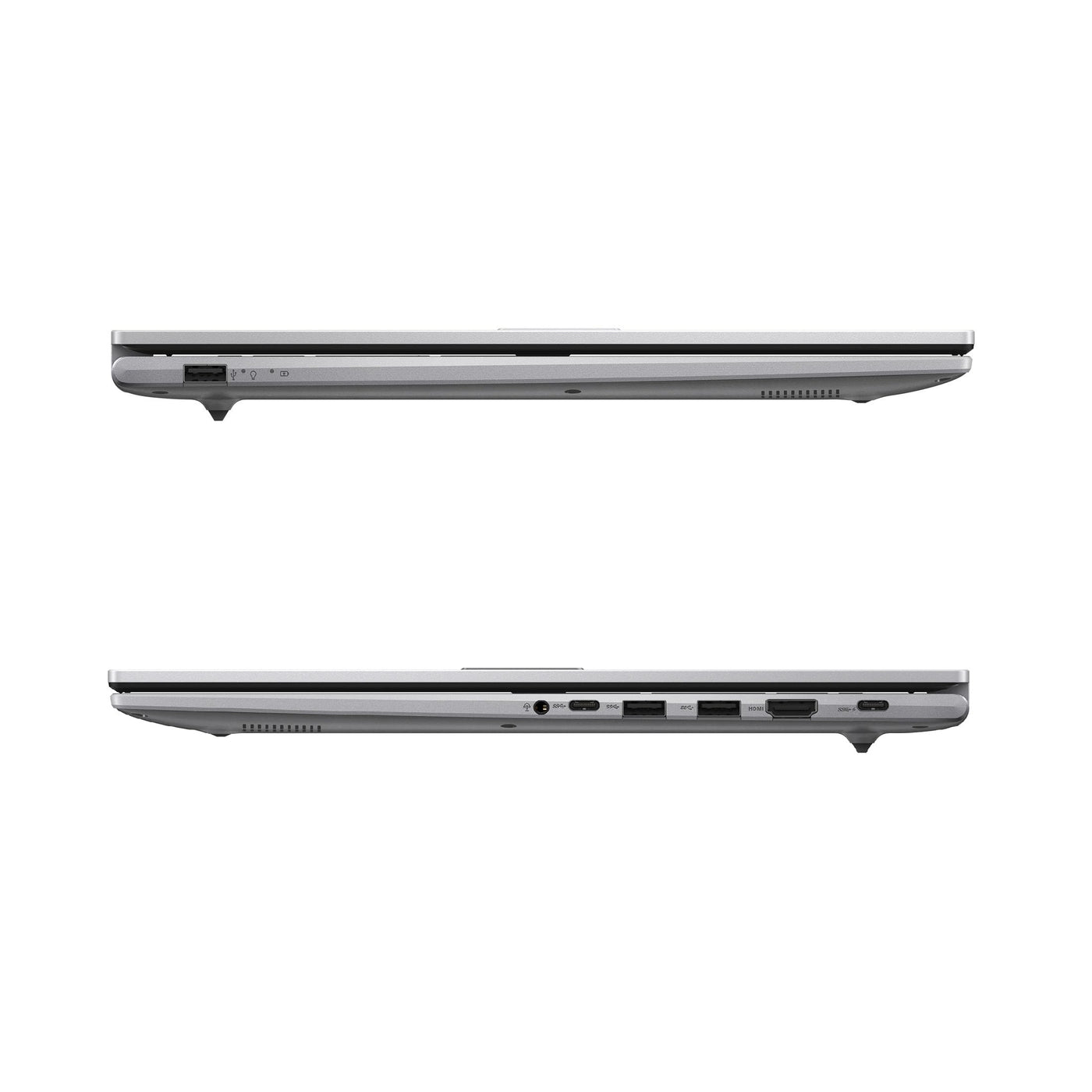 ASUS Vivobook 17 | Cool Silver (X-Serie) | 17,3" FHD | Core 5 120U | RAM: 24GB | SSD: 2TB | beleuchtete Tastatur | Windows 11 Pro | Office 2024 Pro