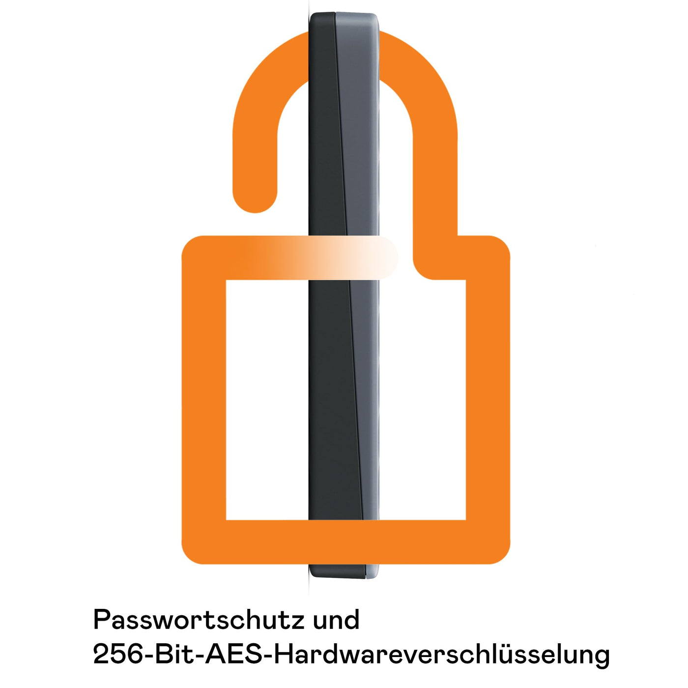 WD My Passport-Festplatte, funktioniert mit USB-C 5 TB (Mobile Festplatte, Passwortschutz, Backup-Software, USB 3.2 Gen 1, 3 Jahre Garantie) Siliziumgrau