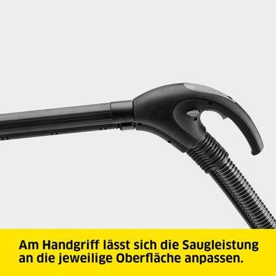Kärcher Dampfsauger SV 7, Dampfdruck: 4 bar, Aufheizzeit: 5 min, Saug- und Dampfmengenregulierung, mehrstufiges Filtersystem, 2-Tank-System, mit Bodenreinigungsset, Polster- und Fugendüse, Möbelpinsel