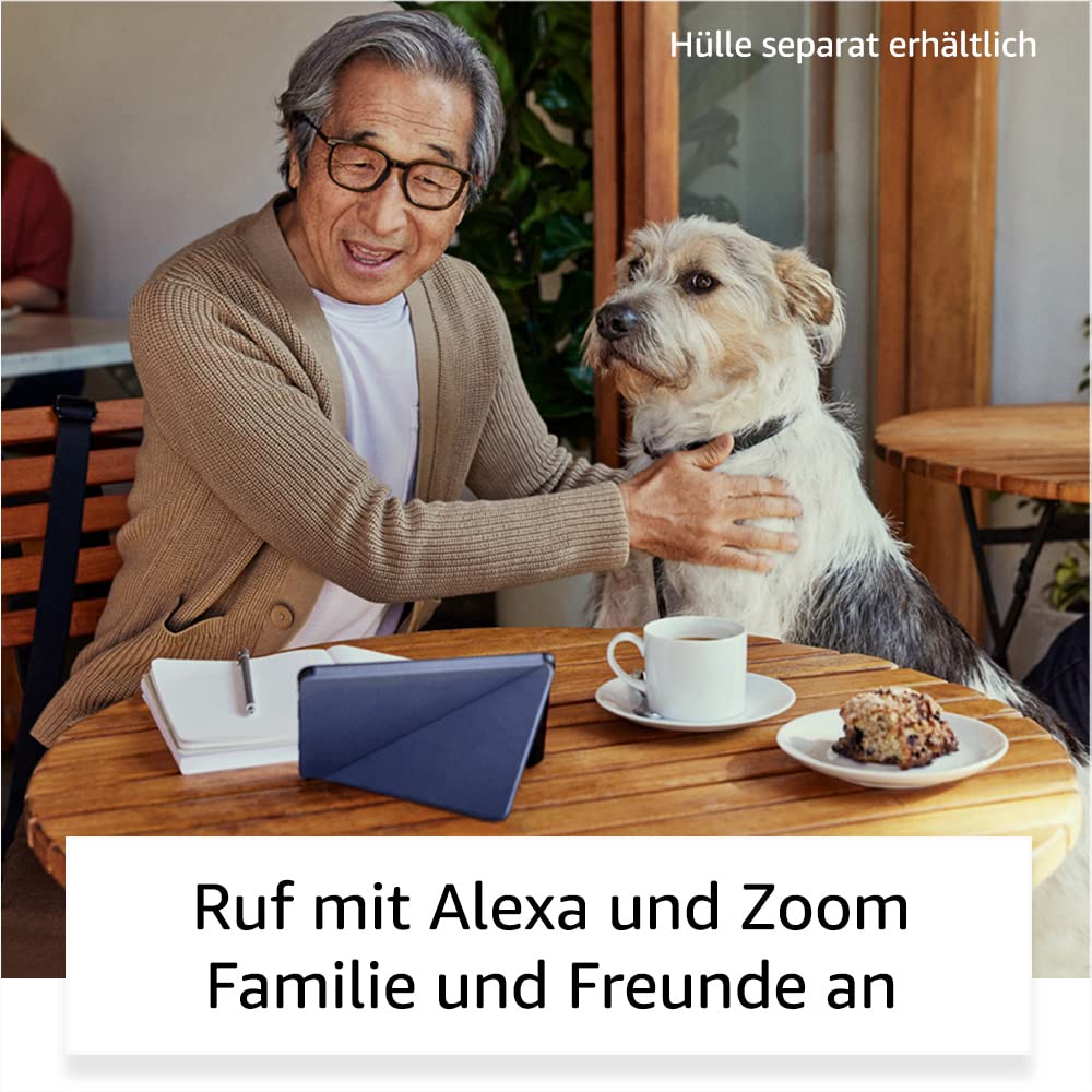 Fire 7-Tablet, 7-Zoll-Display, 32 GB, neuestes Modell (2022), schwarz Mit Werbung