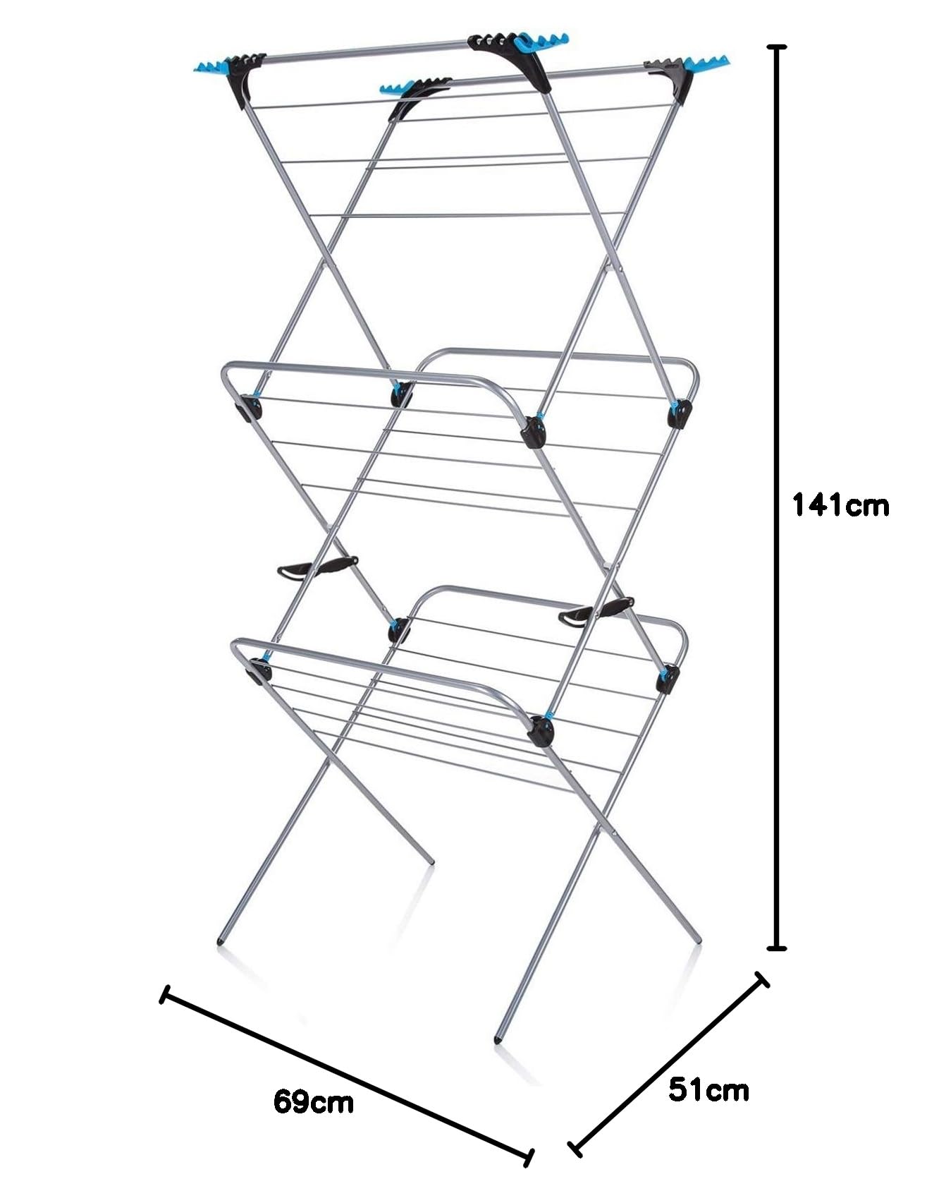 Minky 3-stöckiger Plus-Wäscheständer