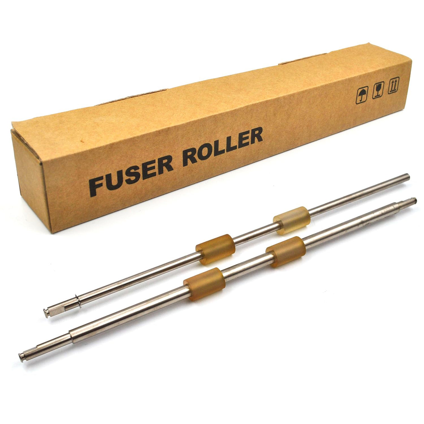 PA03540-Y075, Vorschubrollen-Set mit Eisenwelle, passend für Fujitsu Fi-6130 Fi-6130Z Fi-6140 Fi-6140Z Fi-6230 Fi-6230Z Fi-6240 Fi-6240Z Fi-6125 Fi-6225 usw., 2 Stück