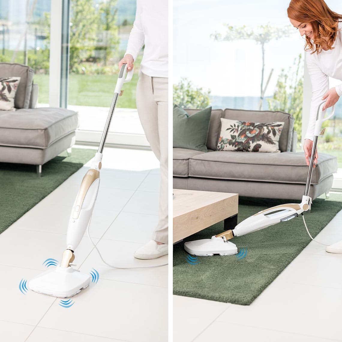 Livington Prime Steam Scrubber - multifunktionaler 10-in-1 Dampfreiniger - mit Vibrationspower - Reinheit der Superlative - das Original aus dem TV