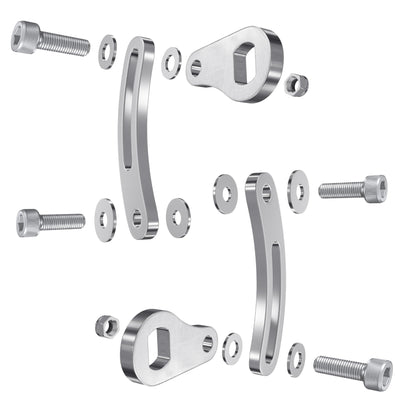 E Bike Power E Bike Drehmomentarm Set Universal M14 Heavy Duty Elektrofahrrad E Bike Hinterachse 6mm dick aus Edelstahl Anzug 1000W 2000W 3000W Motoren