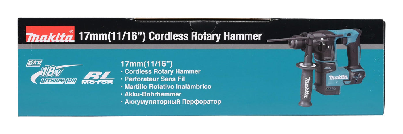 Makita DHR171RAX3 Akku-Bohrhammer für SDS-PLUS 18V / 2,0 Ah, 2 Akkus + Ladegerät + Zubehör im Transportkoffer