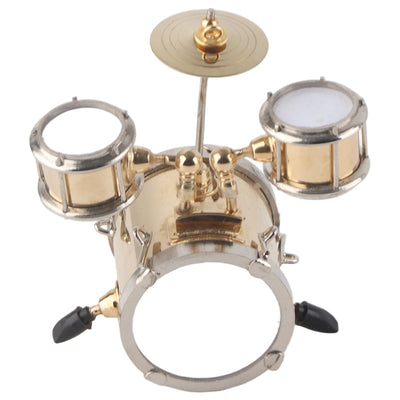 Miniatur Musikinstrument Replica Drum Set Ornament Schlagzeuger mit Box