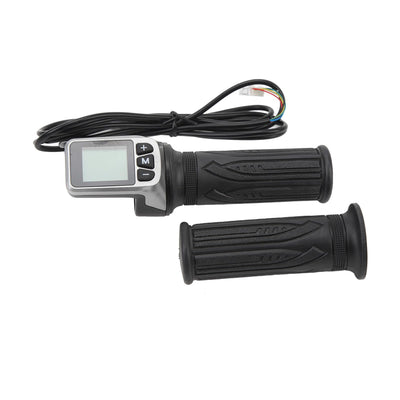 BuyWeek Elektrofahrrad Brushless Motor Controller Kit, 36V 48V 1000W 38A Sinuswelle Controller 124DX Drehgasgriff mit LCD Panel für Elektrofahrräder