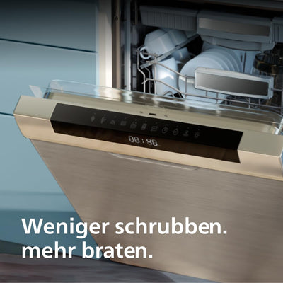 Philips 3000er Airfryer XL - Rapid Air Technologie, Frittieren mit bis zu 90% weniger Fett, 1,2 kg Fassungsvermögen, 6,2 l Größe, Touchscreen, Schwarz (HD9270/90)