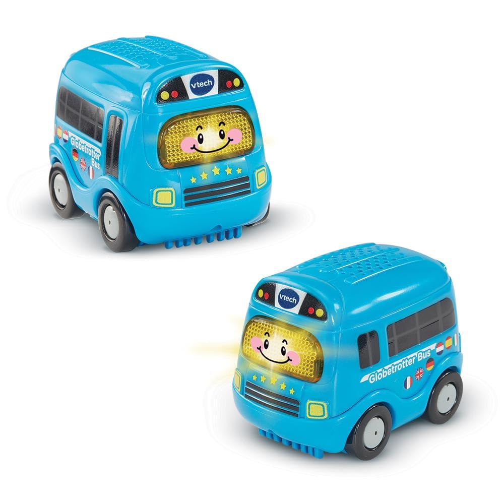 VTech Baby Tut Tut Baby Flitzer - Parkhaus – Interaktive Parkgarage mit beweglichen Elementen, Melodien, Liedern und mehrsprachigem Tut Tut Baby Flitzer Bus – Für Kinder von 1-5 Jahren