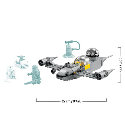 LEGO Star Wars 75410 Mandos und Grogus N-1 Starfighter Spielzeug mit The Mandalorian, Grogu & R5-D4 Minifiguren, inkl. baubare Zapfsäule, Sternenschiff Starterset für Jungen und Mädchen ab 4 Jahren