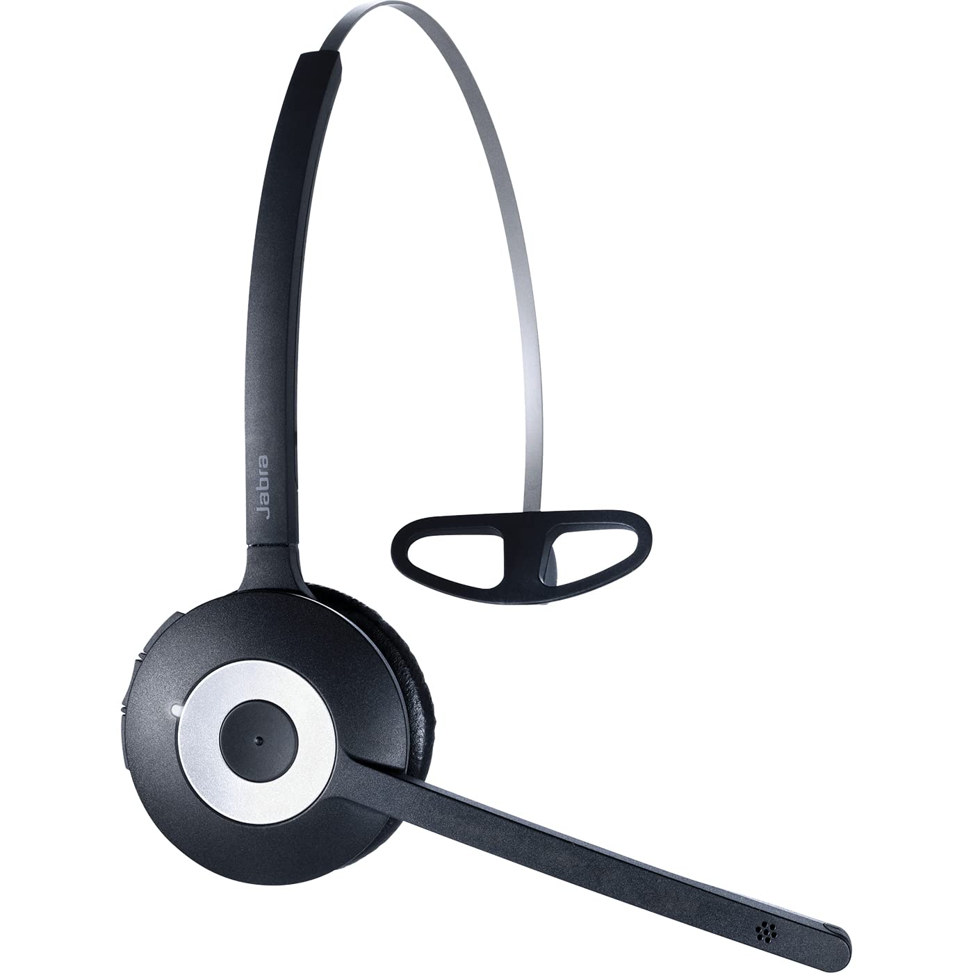 Jabra Pro 920 DECT Kabelloses On-Ear Mono Headset - HD Voice und Noise Cancelling - ganztägige Akkulaufzeit - optimal zur Verwendung mit Tischtelefonen in Europa - EU-Stecker, Schwarz