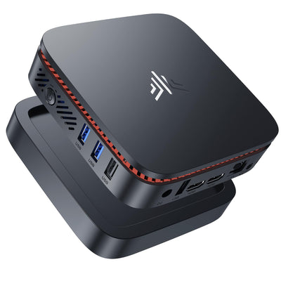 NiPoGi Mini PC Ιntel Alder Lake-N N100(3.4GHz) 16GB DDR4/512GB M.2 SSD, Desktop PC WiFi 5,BT4.2/RJ45,Mini Computer 4K@60HZ UHD Dual Display für Büro